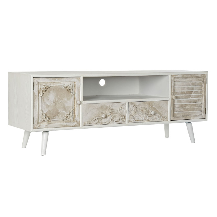 Porta tv vintage bianco