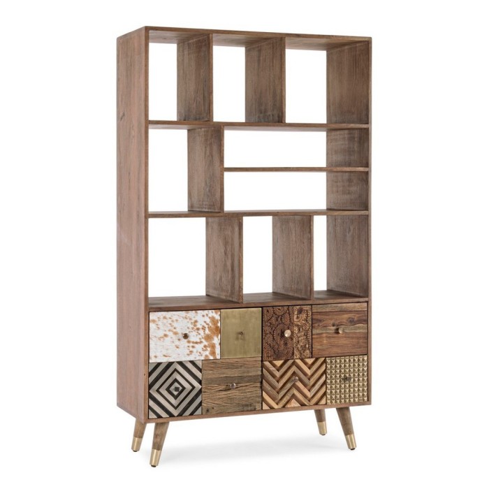 Libreria country chic marrone