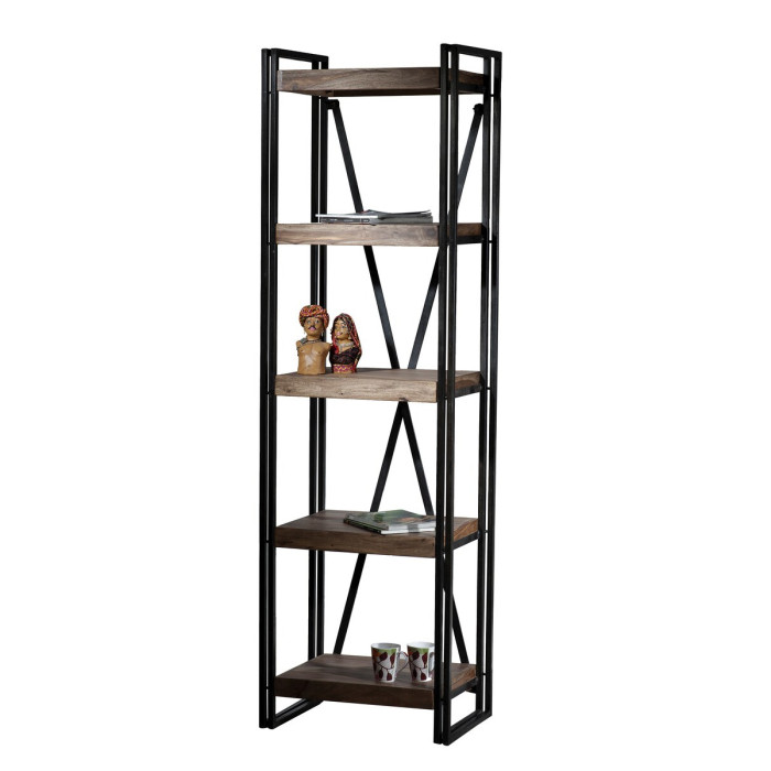 Libreria scaffali parete industrial
