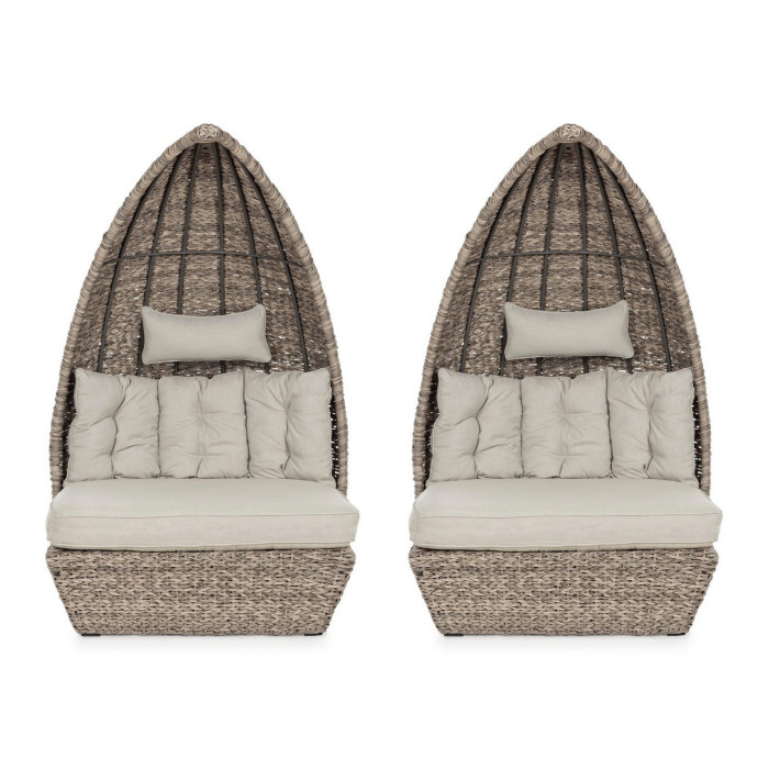 Set 2 poltrone giardino orientale
