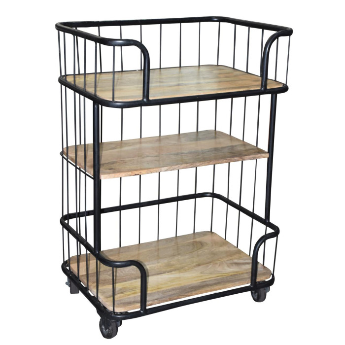 Carrello da cucina stile industrial