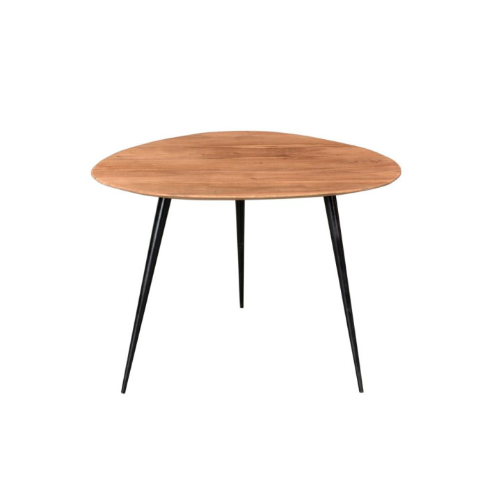 Tavolino vintage legno massello 54 x 49 cm