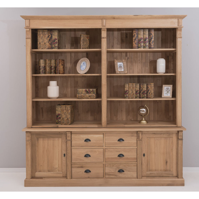 Libreria provenzale country legno - SU MSURA