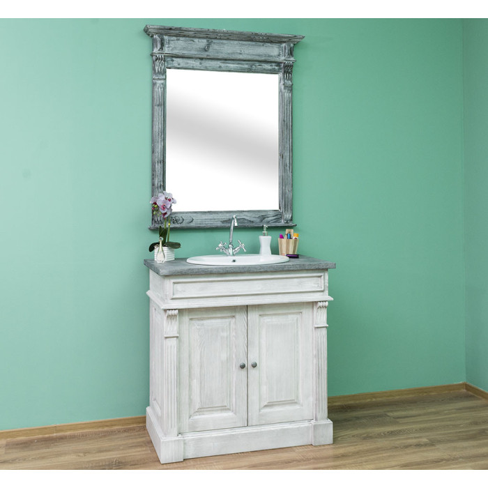 Mobile bagno stile francese con specchio 150x54H90