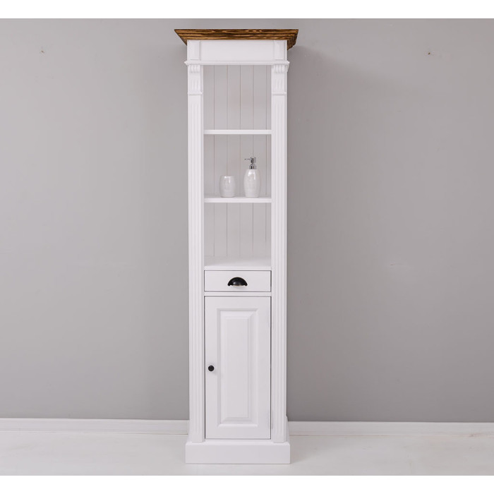 Mobile bagno stile francese bianco shabby 55X41H200