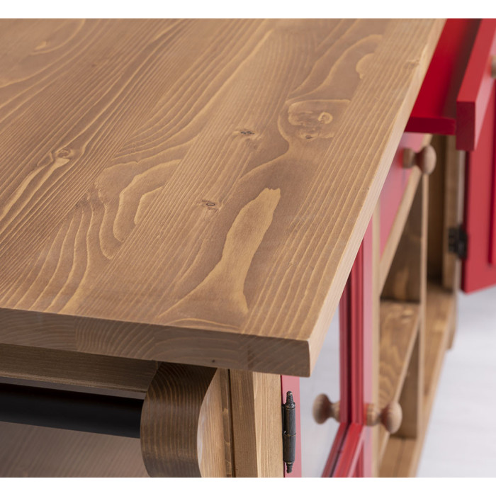 Isola cucina provenzale con cassetti - Etnico Outlet