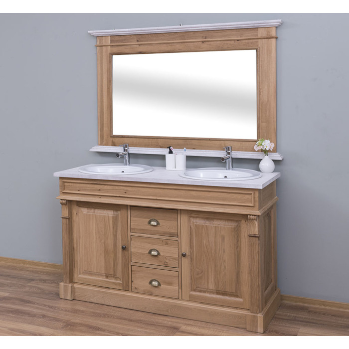 Base bagno rovere massello