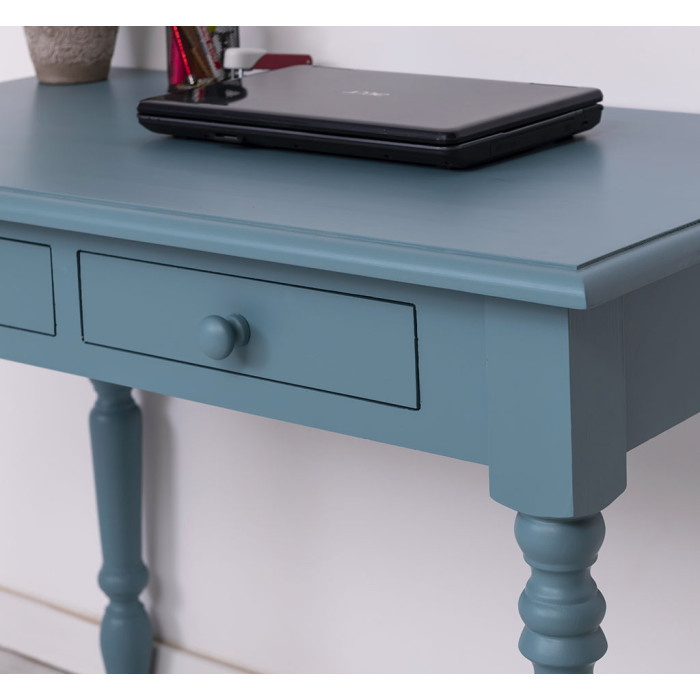 Scrittoio provenzale azzurro SU MISURA Scrivanie shabby chic