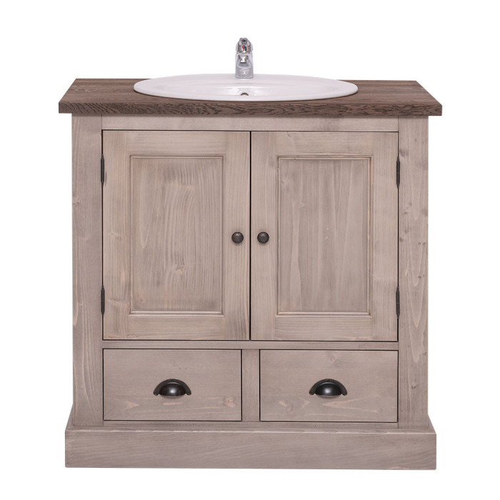 Mobile bagno legno decapato 90X51h90