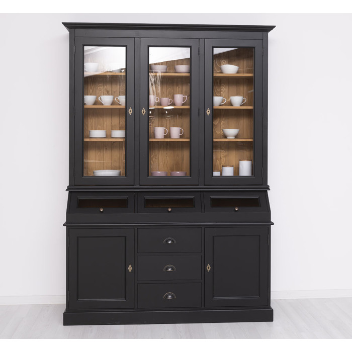 Vetrina industrial chic nera