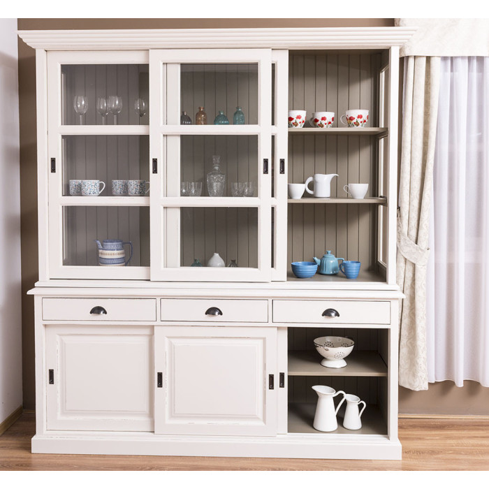 Vetrina shabby ante scorrevoli - Etnico Outlet