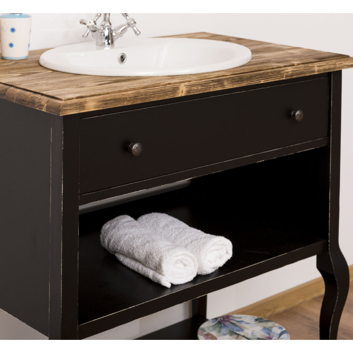 Lavabo in ceramica da incasso ovale - Etnico Outlet