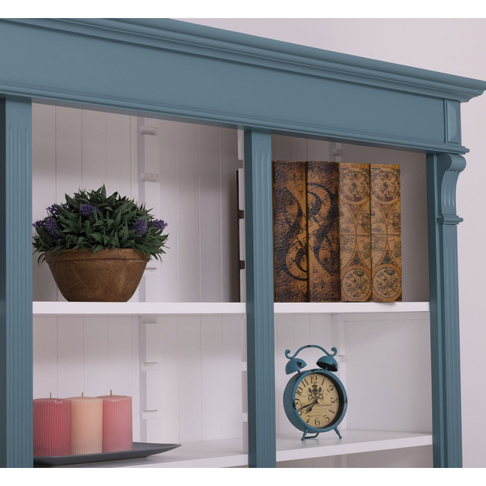 Libreria Farmacia legno massello 180x39H197 - SU MISURA