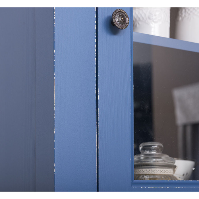 Colonna forno country chic azzurra - Etnico Outlet SU MISURA