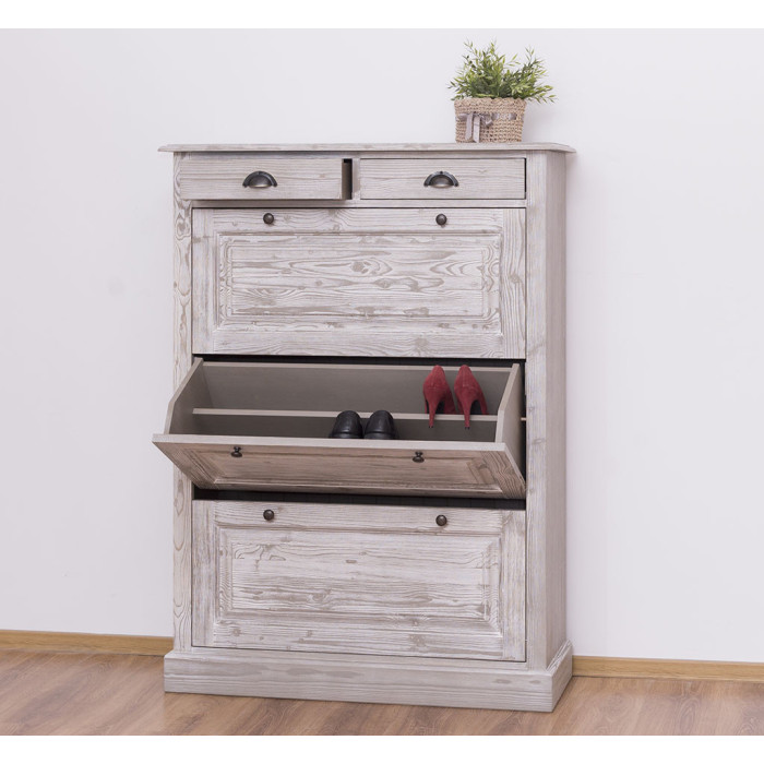Scarpiera country provenzale legno massello anche SU MISURA