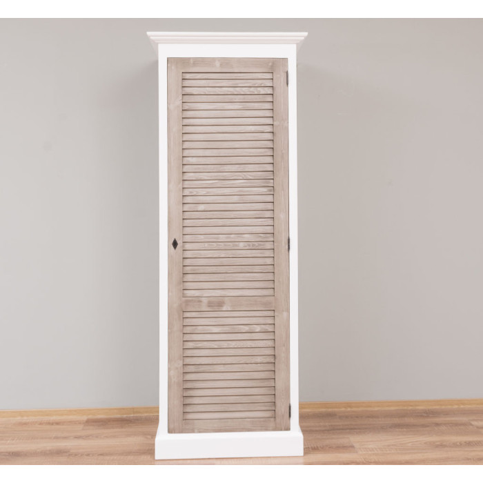 Armadio bianco provenzale in legno massello – Etnico Outlet