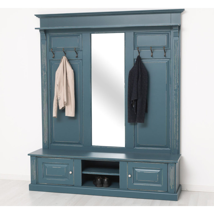 Mobile ingresso provenzale shabby chic azzurro stile country SU MISURA