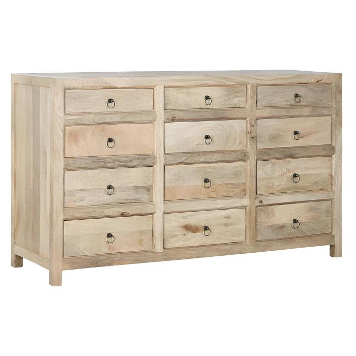 Comò provenzale decapato naturale Cassettiere legno massello country