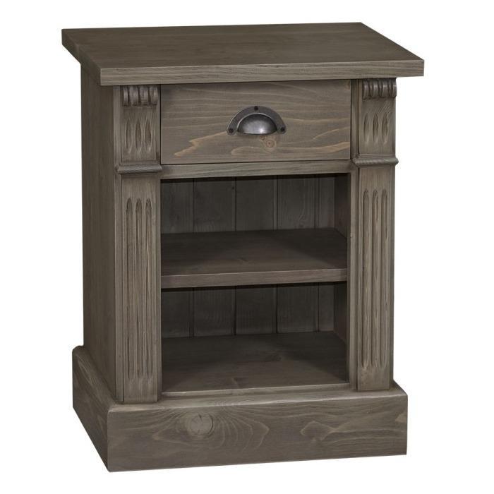 Comodino provenzale stile romantico