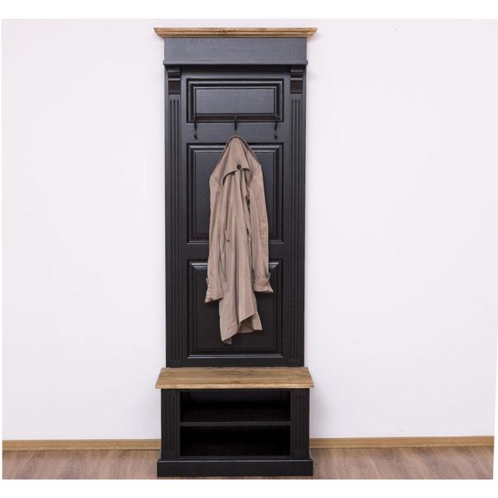 Mobile ingresso vintage nero shabby