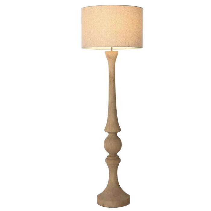 Piantana Country Chic in Legno e Cotone - Etnico Outlet