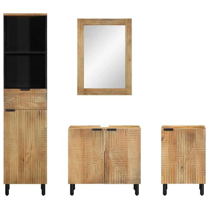 Set bagno rustico chic 4pz