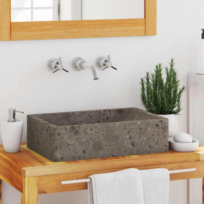 Lavello Bagno Rettangolare – Stile Moderno | Etnico Outlet