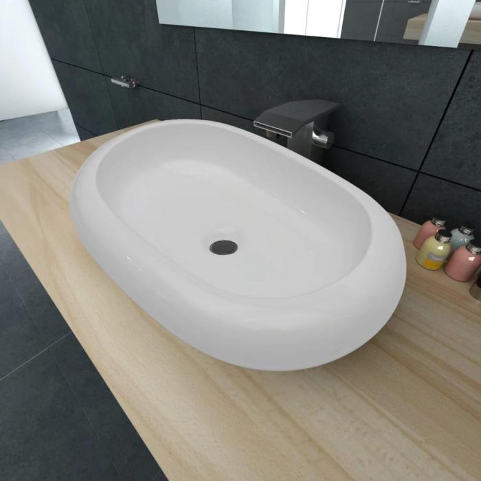 Lavello bagno ovale
