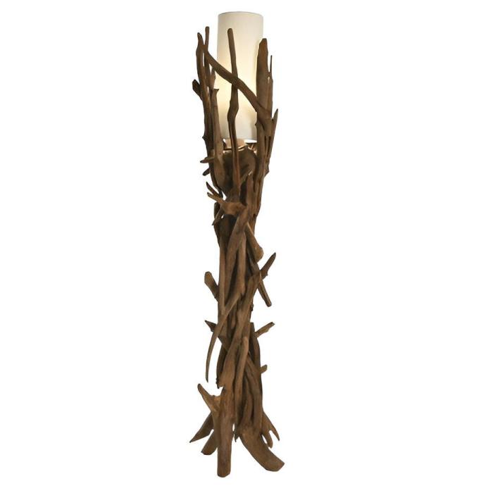 Piantana Rami Teak Naturale Etnico Chic - Etnico Outlet