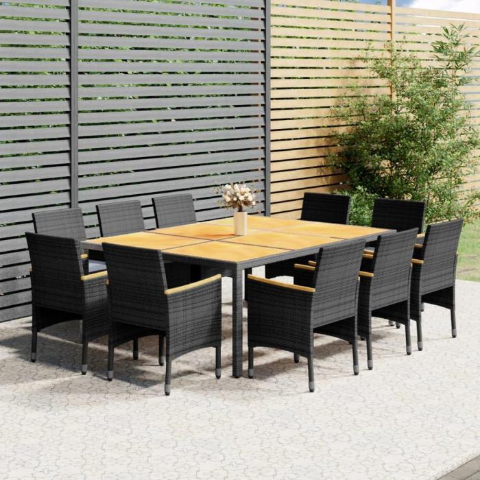Tavolo giardino maxi con 10 sedie living