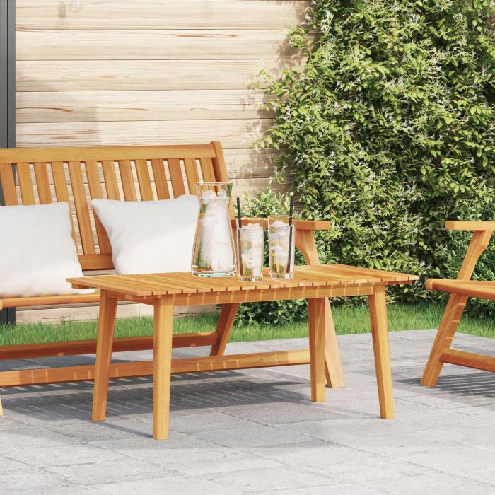 Tavolino da Giardino Legno Acacia 90x45 cm | Etnico Outlet