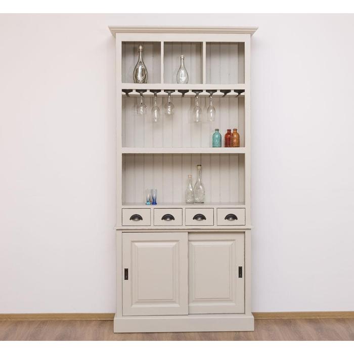 Credenza country chic porta bicchieri