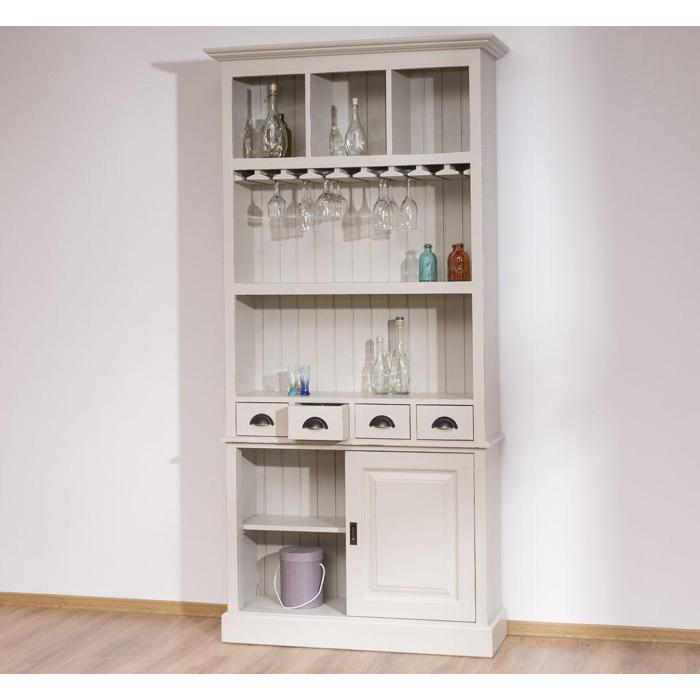 Credenza alta country porta bicchieri - Etnico Outlet