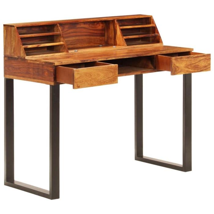 Scrivania vintage palissandro con libreria – Etnico Outlet