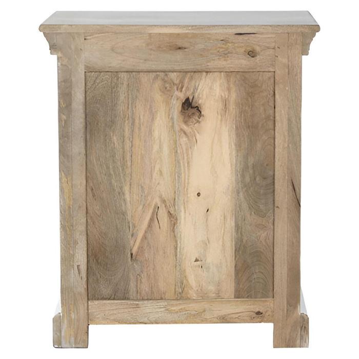 Comodino shabby chic marinaro in legno di mango | Etnico Outlet