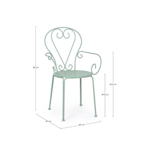 Sedia per Esterno Provenzale – Eleganza e Comfort | Etnico Outlet