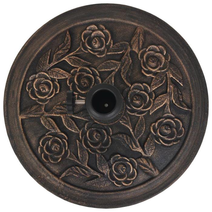 Base Ombrellone Decò Chic Effetto Bronzo da Esterno - Etnico Outlet