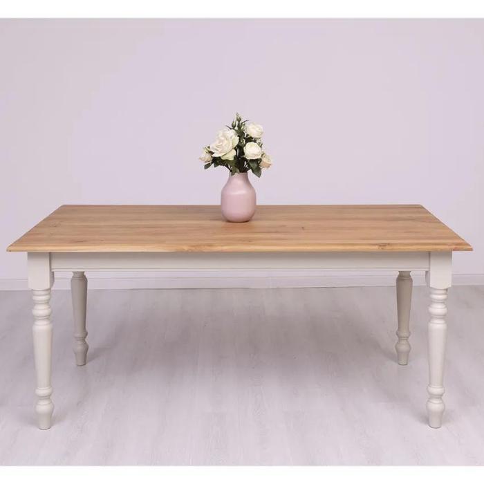 Tavolo rustico Shabby chic bianco 180x90 anche SU MISURA