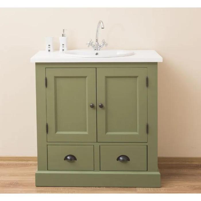 Mobile bagno legno massello pino 90X51h90 SU MISURA