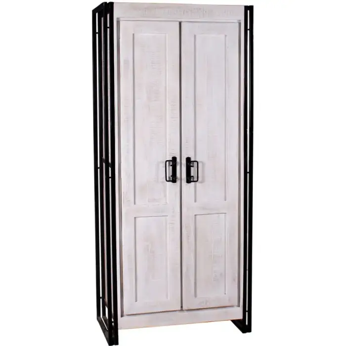 Armadio industrial bianco - arredamento loft
