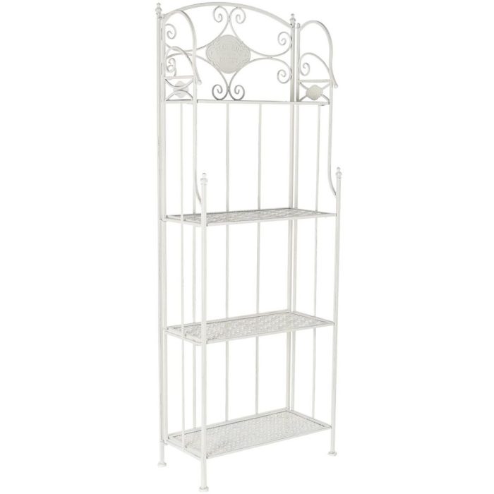 Scaffale decorativo con mensole ribalta stile romantico