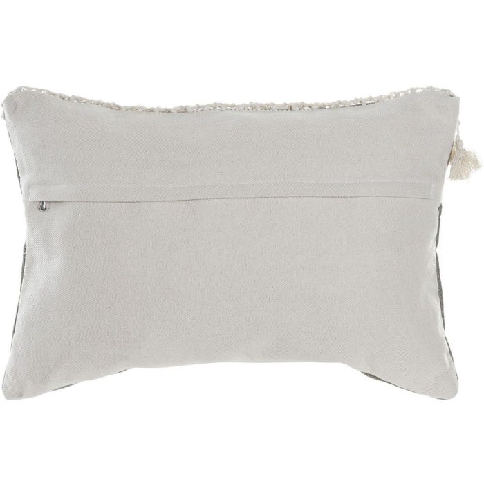 Set Cuscini Orientali con Frange Blu e Grigio - Etnico Outlet