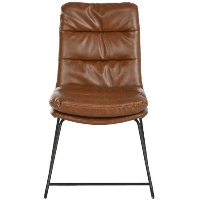 Poltroncina vintage ecopelle cuoio