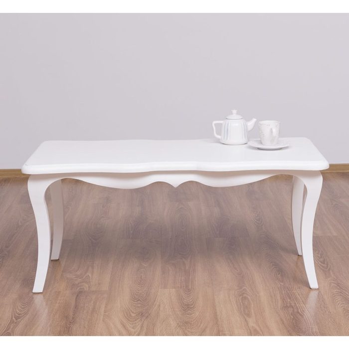 Tavolo basso provenzale chic in legno massello