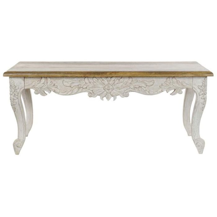 Tavolino provenzale romantico in legno massello
