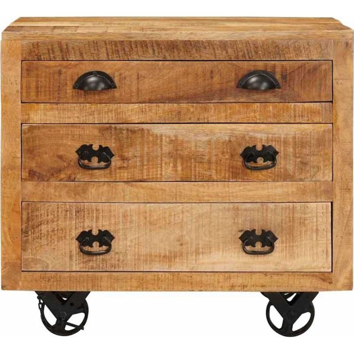 Cassettiera su ruote stile industriale artigianale