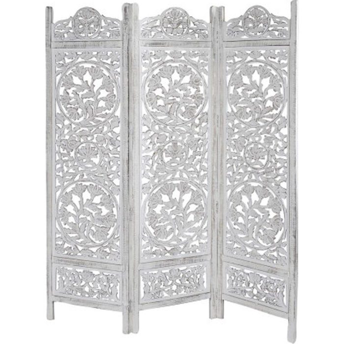 Separè orientale bianco shabby
