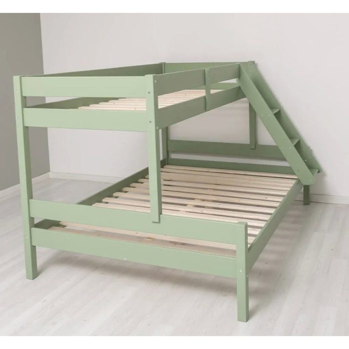 Letto a castello triplo in abete 140x200 - Etnico Outlet