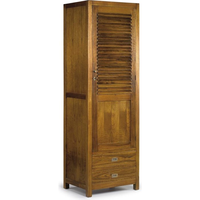 Armadio neo-coloniale in legno