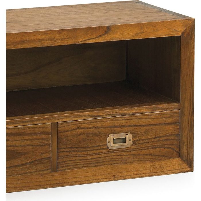 Porta TV etnico legno miele neo coloniale - Etnico Outlet